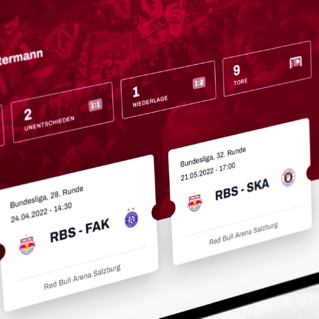 Red Bull Salzburg Web Relaunch Standbild 1